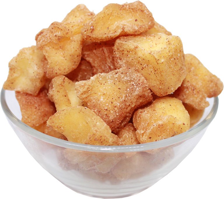 Dried Apple Pieces (Cinnamon Flavoured)