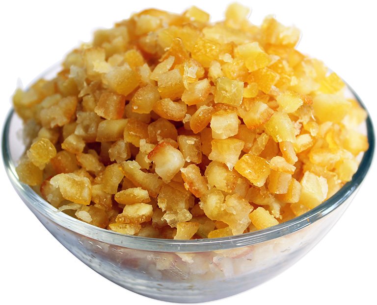 Candied Orange Peel Diced