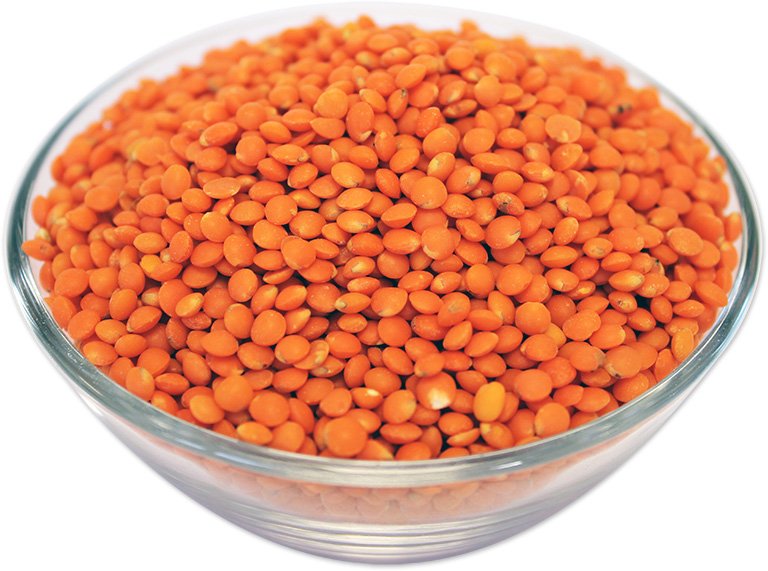 Organic Red Lentils Whole (Football)