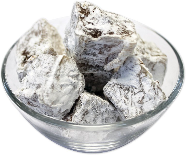 Double Pistachios Turkish Delight with Icing Sugar